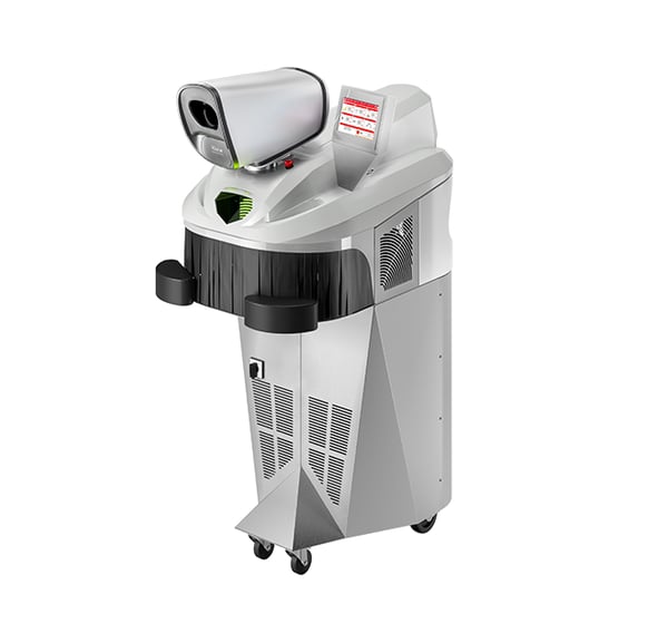 MegaHit300 - Potenza e precisione per la saldatura di metalli preziosi e riflettenti, ideale per produzioni intensive e applicazioni industriali.